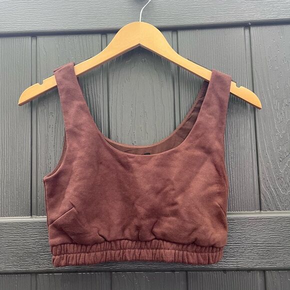 JLUXLABEL Tops - Jluxlabel Womens Brown Crop Top Size M